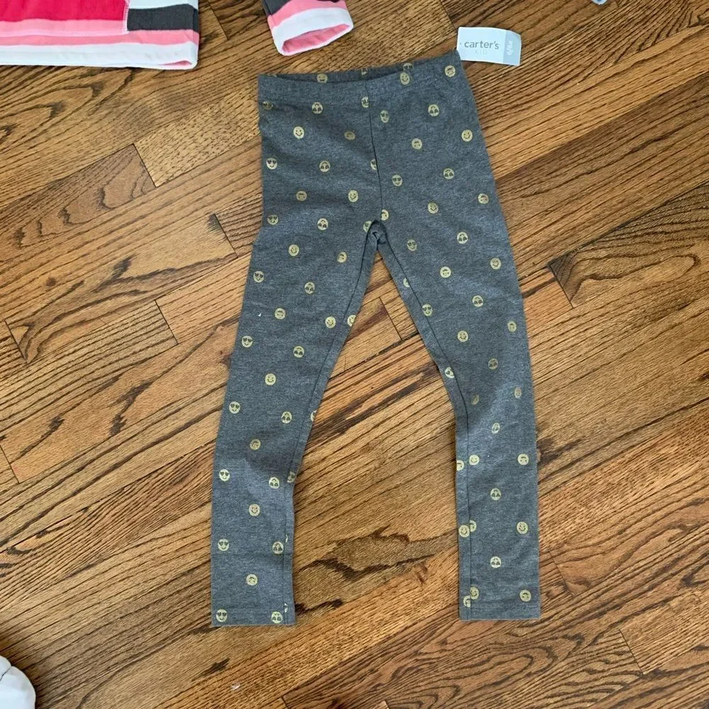 New CARTERS OLD NAVY Fleece Tops Leggings Lot 6x